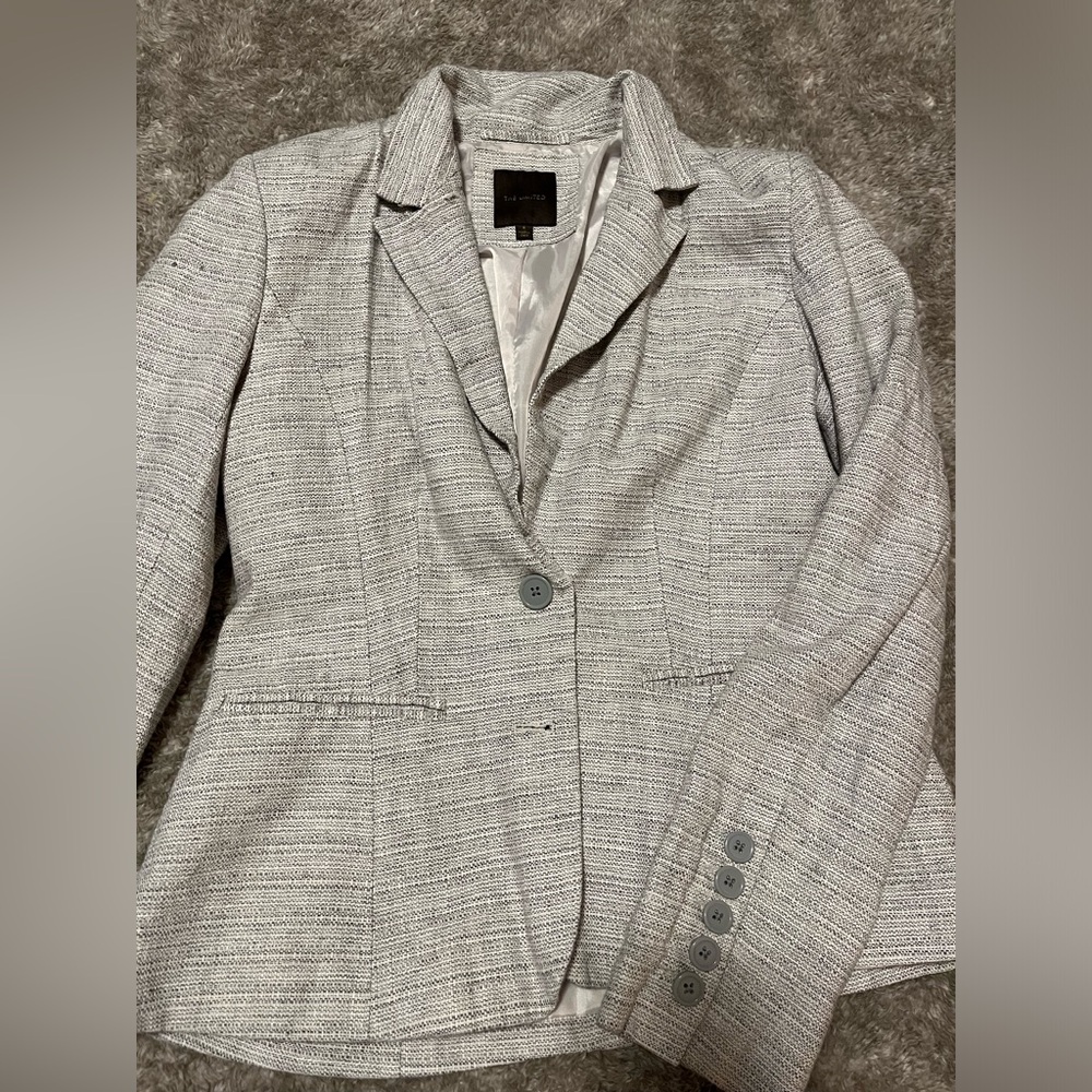 The Limited - Gray Linen Women's Blazer